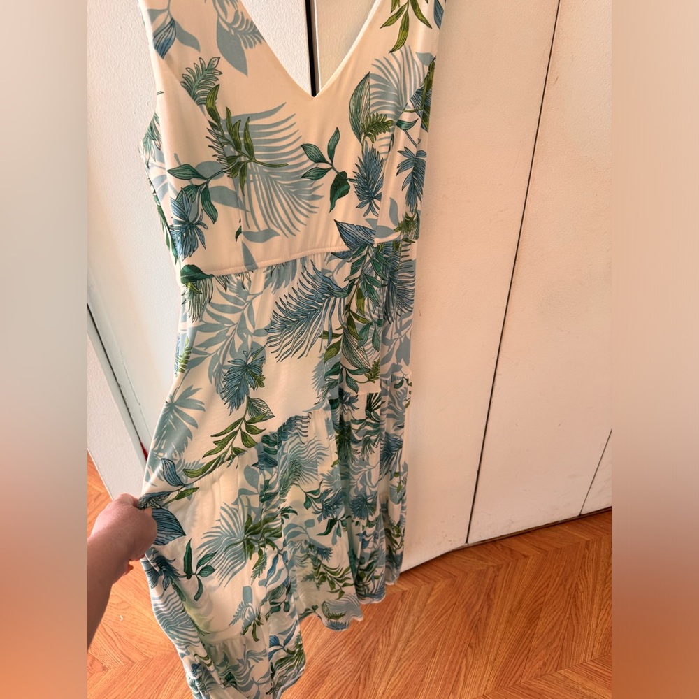 Stunning Woman's Emma & Michele Sleeveless  Tiered Maxi Dress